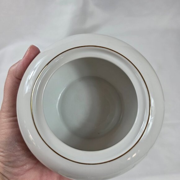 Fine China of Japan Golden Harvest Sugar Bowl and Lid Gold Wheat Sprays - Picture 14 of 15